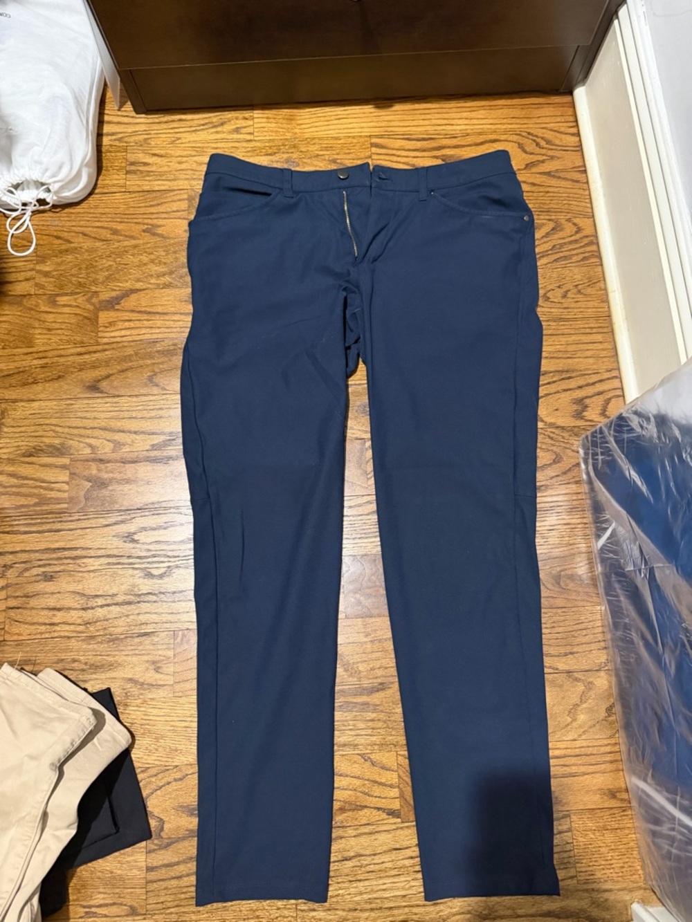 Men's Navy Dress Pants - lululemon Classic Flat Front